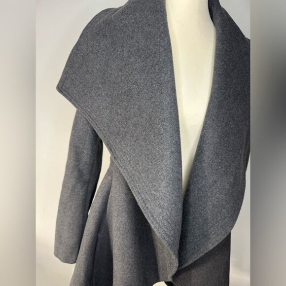 BCBGMaxAzria Gray Coat - Size M - Picture 2 of 16